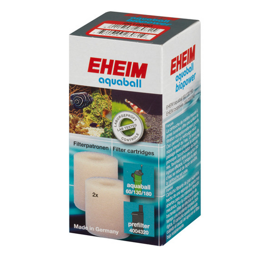 EHEIM Aquaball patruuna 60-180/2208-2212/Biopower 160-240 - 2kpl 2618080