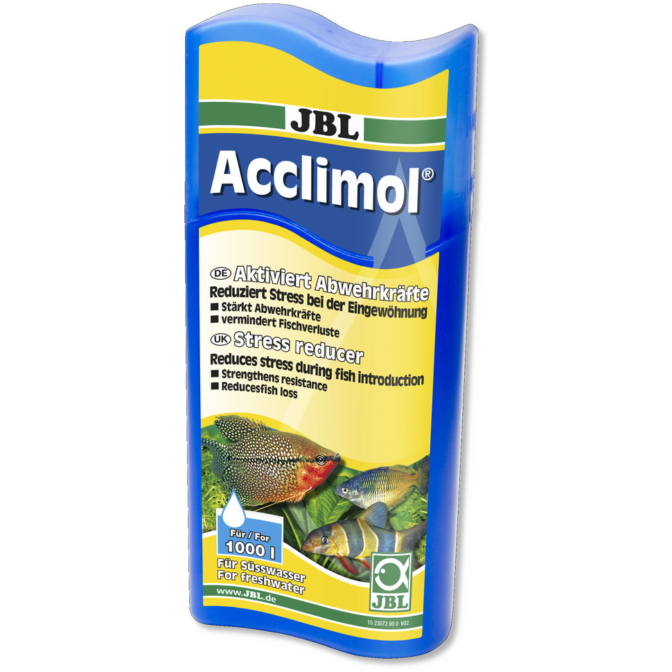 JBL Acclimol 250ml kotiutukseen, kuljetukseen, stressiin