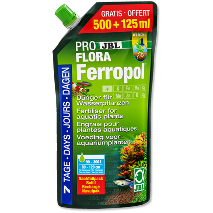 JBL PROFLORA Ferropol 625ml täyttöpakkaus
