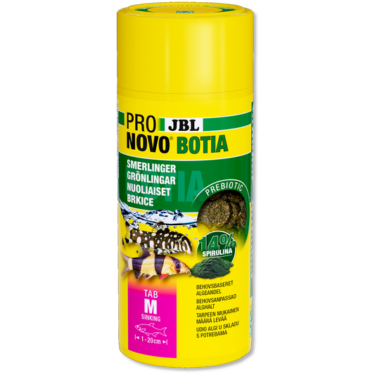 JBL ProNovo Botia 250ml kasvispitoinen tabletti