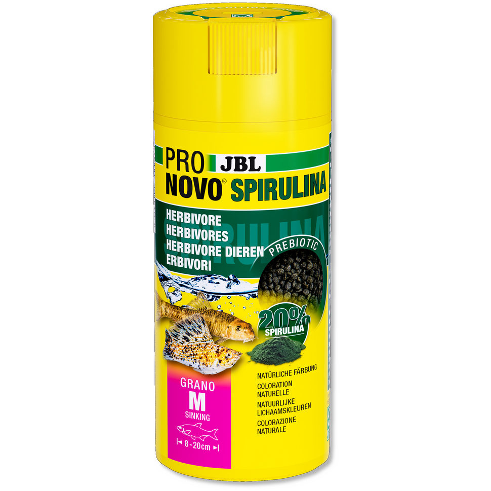 JBL Pronovo Spirulina Grano M 250ml click