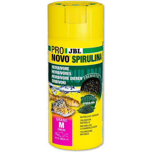 JBL Pronovo Spirulina Grano M 250ml click