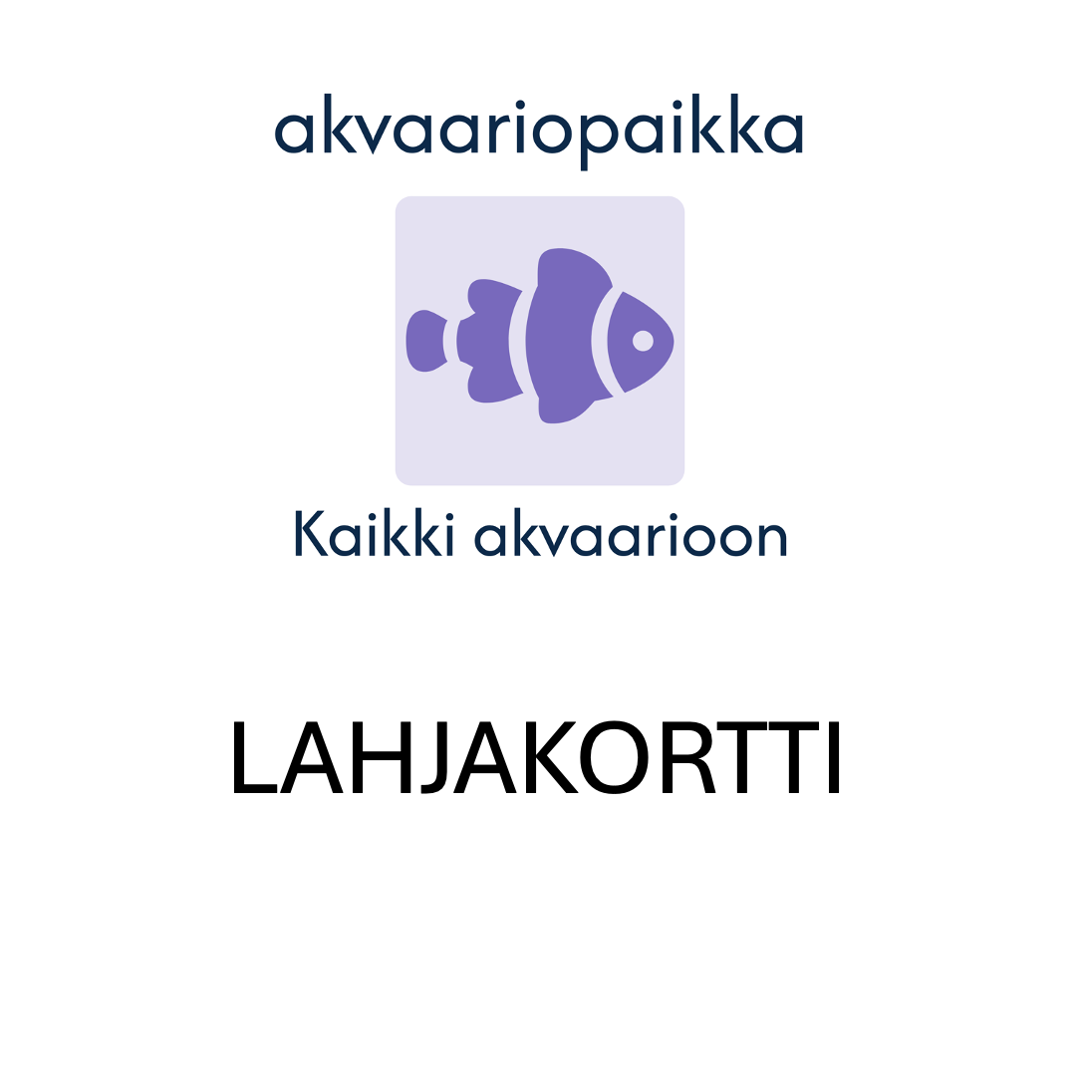 akvaariopaikka.fi lahjakortti