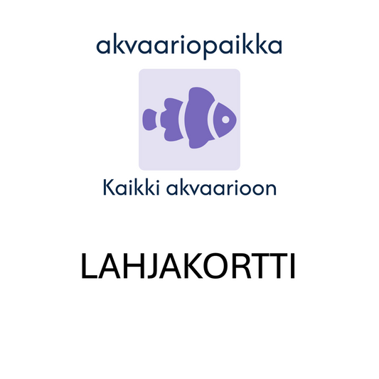 akvaariopaikka.fi lahjakortti
